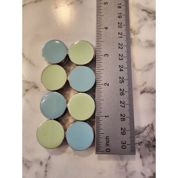 Vintage Pastel Green & Blue Stretch Bracelet - Picture 2 of 3